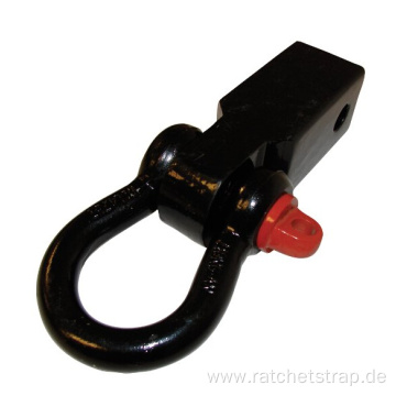 11,000 Capacity D-Ring Bow Shackel Tow Hitch with 5/8" Hitch Pin